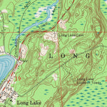 United States Geological Survey Long Lake, WI (1970, 24000-Scale) digital map