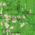 United States Geological Survey Long Lake, WI-MI (1939, 48000-Scale) digital map