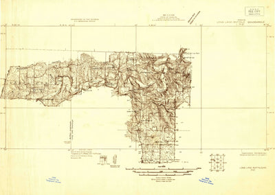 United States Geological Survey Long Lane, MO (1931, 48000-Scale) digital map