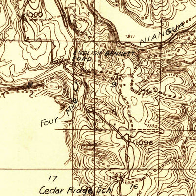 United States Geological Survey Long Lane, MO (1931, 48000-Scale) digital map