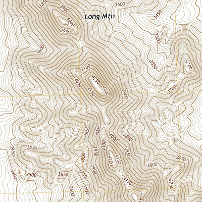 United States Geological Survey Long Mountain, AZ (2021, 24000-Scale) digital map