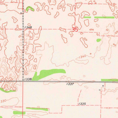 United States Geological Survey Long Mountain, OK (1964, 24000-Scale) digital map