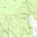 United States Geological Survey Long Mountain, TX (1970, 24000-Scale) digital map