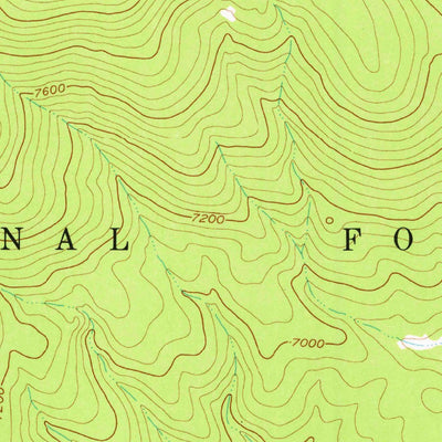 United States Geological Survey Long Peak, MT (1962, 24000-Scale) digital map
