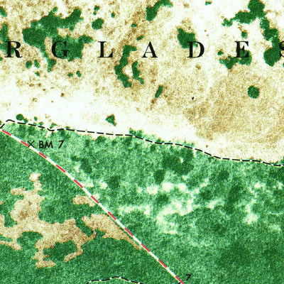 United States Geological Survey Long Pine Key, FL (1972, 24000-Scale) digital map