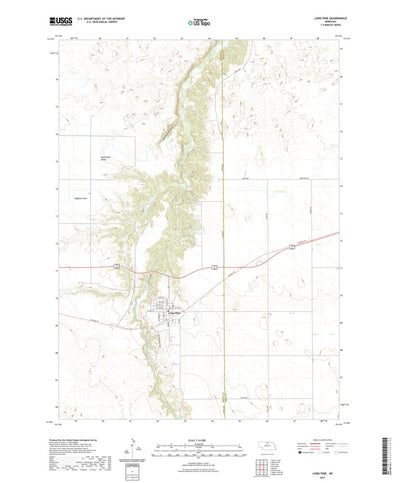 United States Geological Survey Long Pine, NE (2021, 24000-Scale) digital map