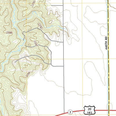 United States Geological Survey Long Pine, NE (2021, 24000-Scale) digital map