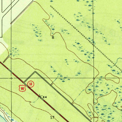 United States Geological Survey Long Point, FL (1944, 31680-Scale) digital map