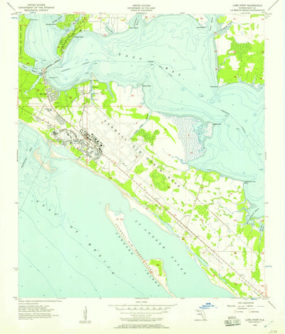United States Geological Survey Long Point, FL (1956, 24000-Scale) digital map
