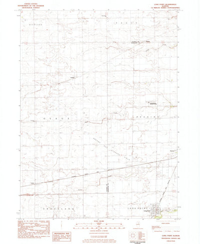 United States Geological Survey Long Point, IL (1983, 24000-Scale) digital map