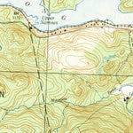 United States Geological Survey Long Pond, ME (1944, 62500-Scale) digital map