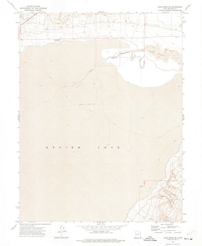 United States Geological Survey Long Ridge SE, UT (1972, 24000-Scale) digital map