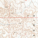 United States Geological Survey Long Ridge, UT (1972, 24000-Scale) digital map