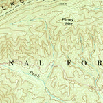 United States Geological Survey Long Spur, VA (1965, 24000-Scale) digital map