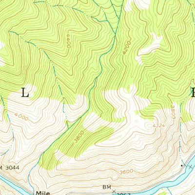 United States Geological Survey Long Tom Mountain, ID (1962, 24000-Scale) digital map