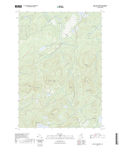 United States Geological Survey Long Tom Mountain, NY (2023, 24000-Scale) digital map