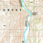 United States Geological Survey Long Tom Reservoir, ID (1990, 24000-Scale) digital map