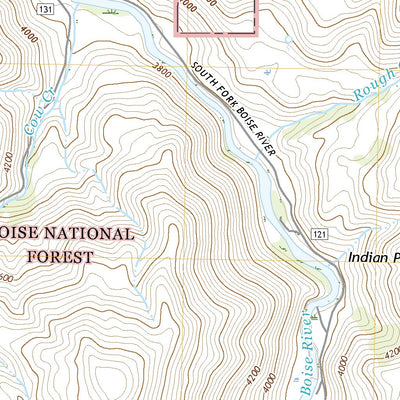 United States Geological Survey Long Tom Reservoir, ID (2020, 24000-Scale) digital map