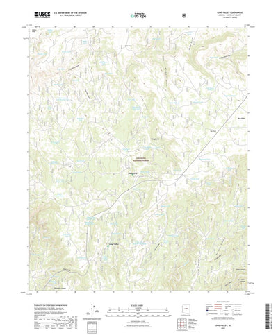 United States Geological Survey Long Valley, AZ (2021, 24000-Scale) digital map