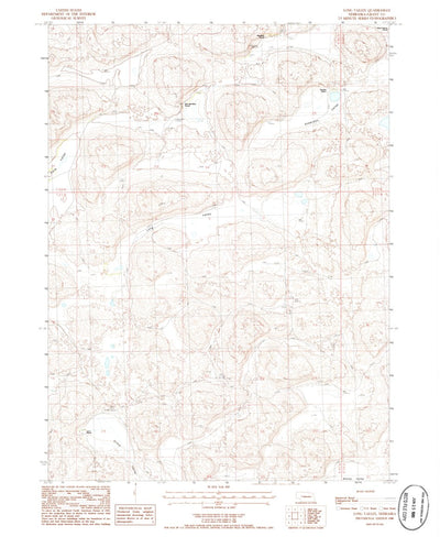 United States Geological Survey Long Valley, NE (1986, 24000-Scale) digital map