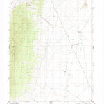United States Geological Survey Long Valley Slough, NV (1982, 24000-Scale) digital map