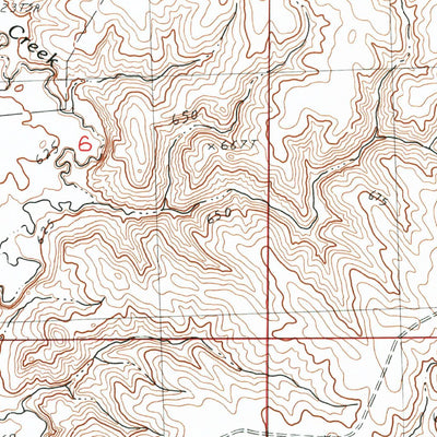 United States Geological Survey Longbrake Ranch, SD (1982, 24000-Scale) digital map