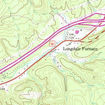 United States Geological Survey Longdale Furnace, VA (1969, 24000-Scale) digital map