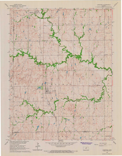 United States Geological Survey Longford, KS (1965, 24000-Scale) digital map