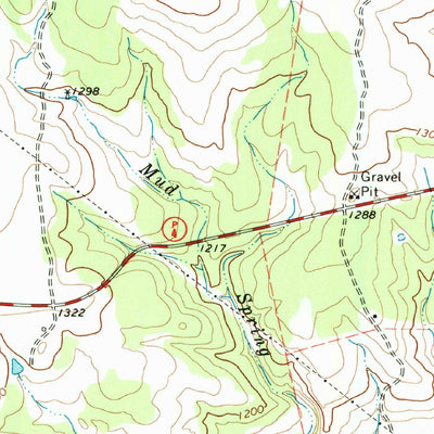 United States Geological Survey Longhorn Cavern, TX (1967, 24000-Scale) digital map
