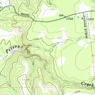United States Geological Survey Longhorn Cavern, TX (1967, 24000-Scale) digital map