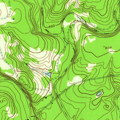 United States Geological Survey Longhorn, TX (1953, 24000-Scale) digital map