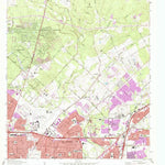 United States Geological Survey Longhorn, TX (1967, 24000-Scale) digital map