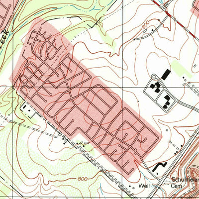 United States Geological Survey Longhorn, TX (1992, 24000-Scale) digital map