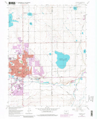 United States Geological Survey Longmont, CO (1968, 24000-Scale) digital map