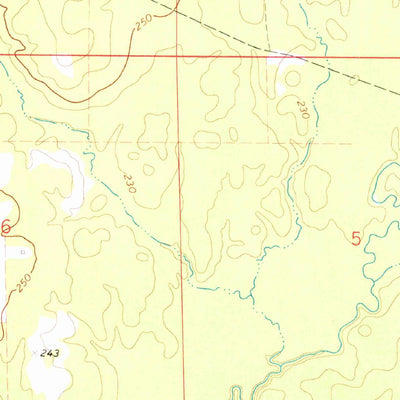 United States Geological Survey Longstreet, LA (1972, 24000-Scale) digital map