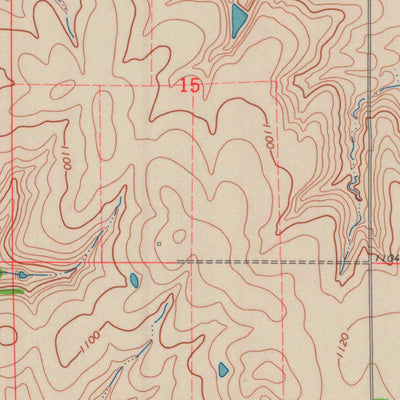 United States Geological Survey Longton NW, KS (1964, 24000-Scale) digital map