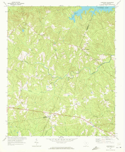 United States Geological Survey Longtown, SC (1971, 24000-Scale) digital map