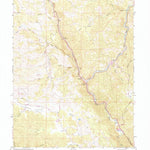 United States Geological Survey Longvale, CA (1966, 24000-Scale) digital map