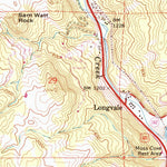 United States Geological Survey Longvale, CA (1966, 24000-Scale) digital map