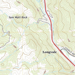 United States Geological Survey Longvale, CA (2021, 24000-Scale) digital map