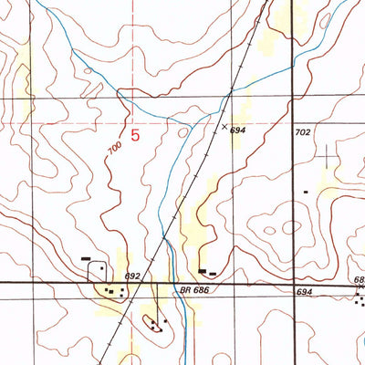 United States Geological Survey Longview, IL (1998, 24000-Scale) digital map