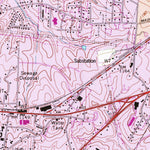 United States Geological Survey Longview, NC (1993, 24000-Scale) digital map