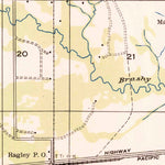 United States Geological Survey Longville, LA (1947, 31680-Scale) digital map