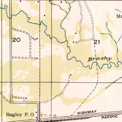 United States Geological Survey Longville, LA (1947, 31680-Scale) digital map