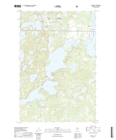 United States Geological Survey Longville, MN (2022, 24000-Scale) digital map