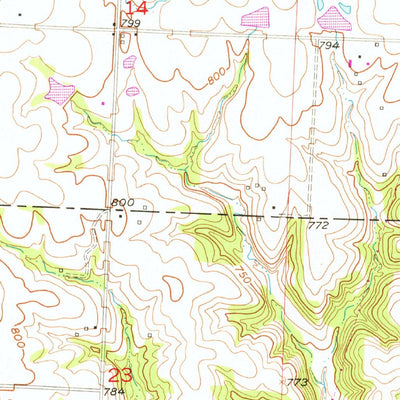 United States Geological Survey Longwood, MO (1953, 24000-Scale) digital map