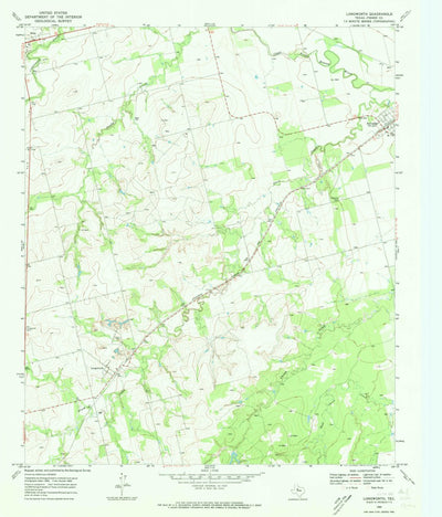 United States Geological Survey Longworth, TX (1969, 24000-Scale) digital map