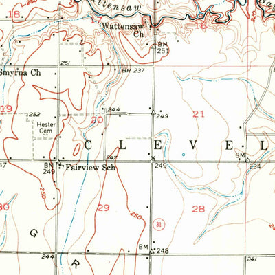 United States Geological Survey Lonoke, AR (1950, 62500-Scale) digital map