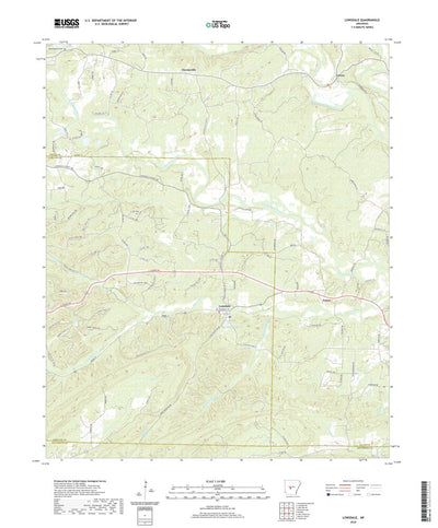 United States Geological Survey Lonsdale, AR (2020, 24000-Scale) digital map