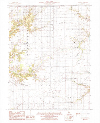 United States Geological Survey Loogootee, IL (1985, 24000-Scale) digital map